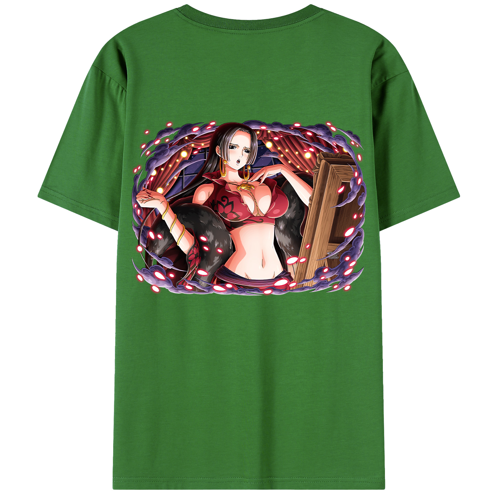 ワンピース ボア・ハンコック ONE PIECE Boa·Hancock レディース半袖Tシャツ(バックプリント)